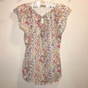 Lauren Conrad floral blouse